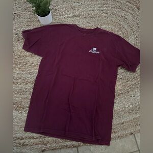 MAROON ACTIVE GRAPHIC TEE